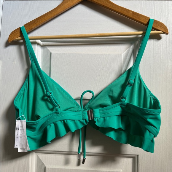 NWT Cupshe Green ruffled bikini set size XL - Picture 2 of 4
